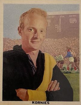 1959 Kornies VFL Footballer Swap Cards #30 Peter Morris Front
